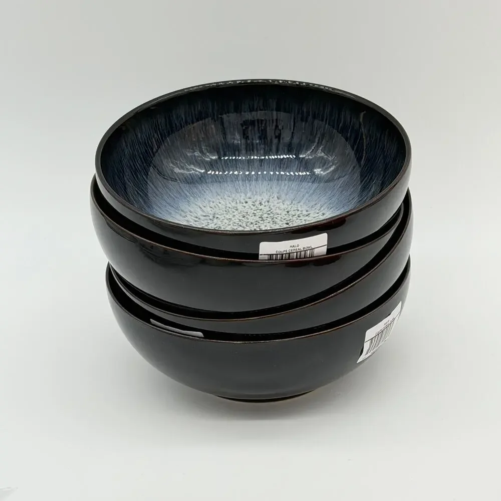 Denby Halo Black Coupe Cereal Bowl NEW **Please Read**
